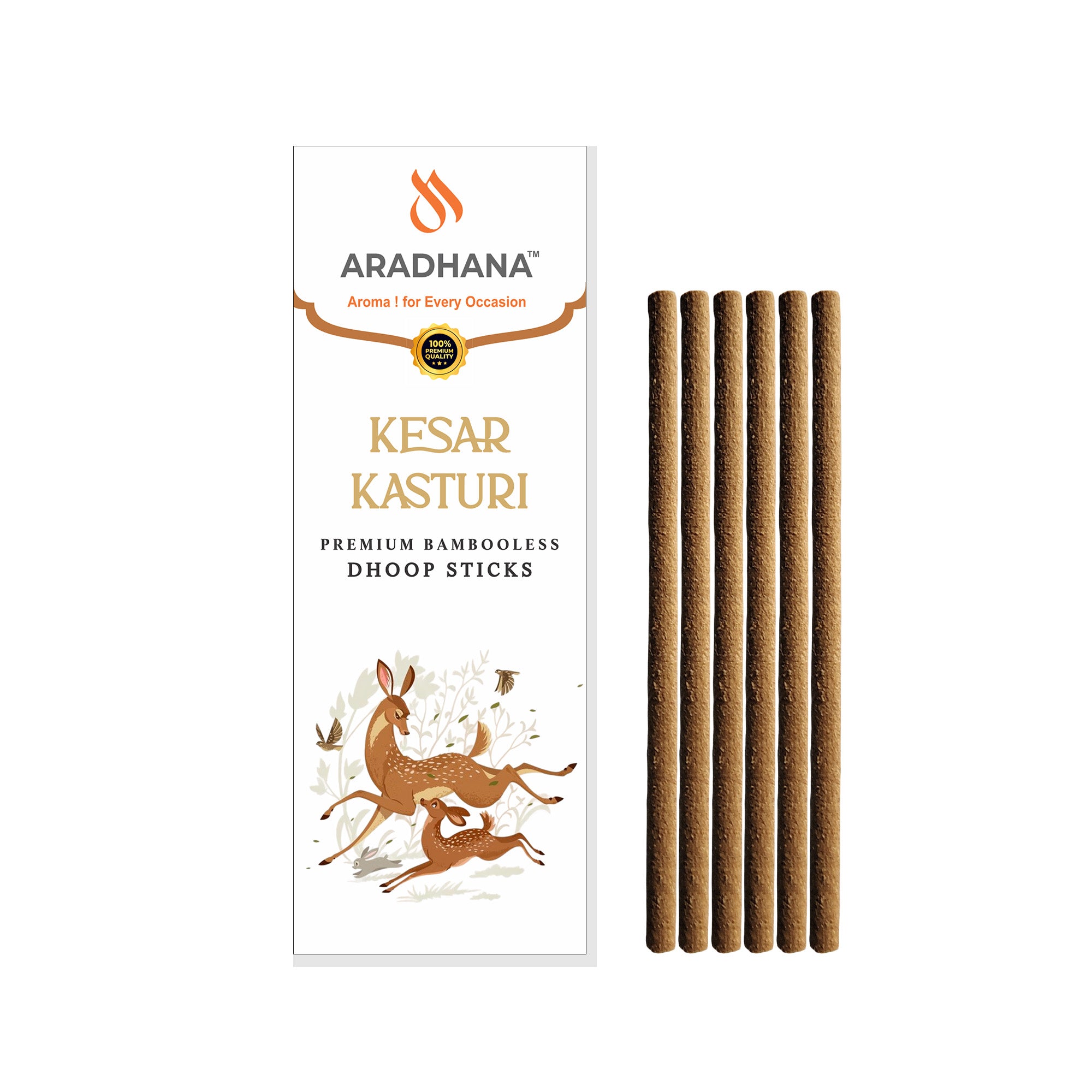 Kesar Kasturi Premium Dhoop Sticks (50gm)