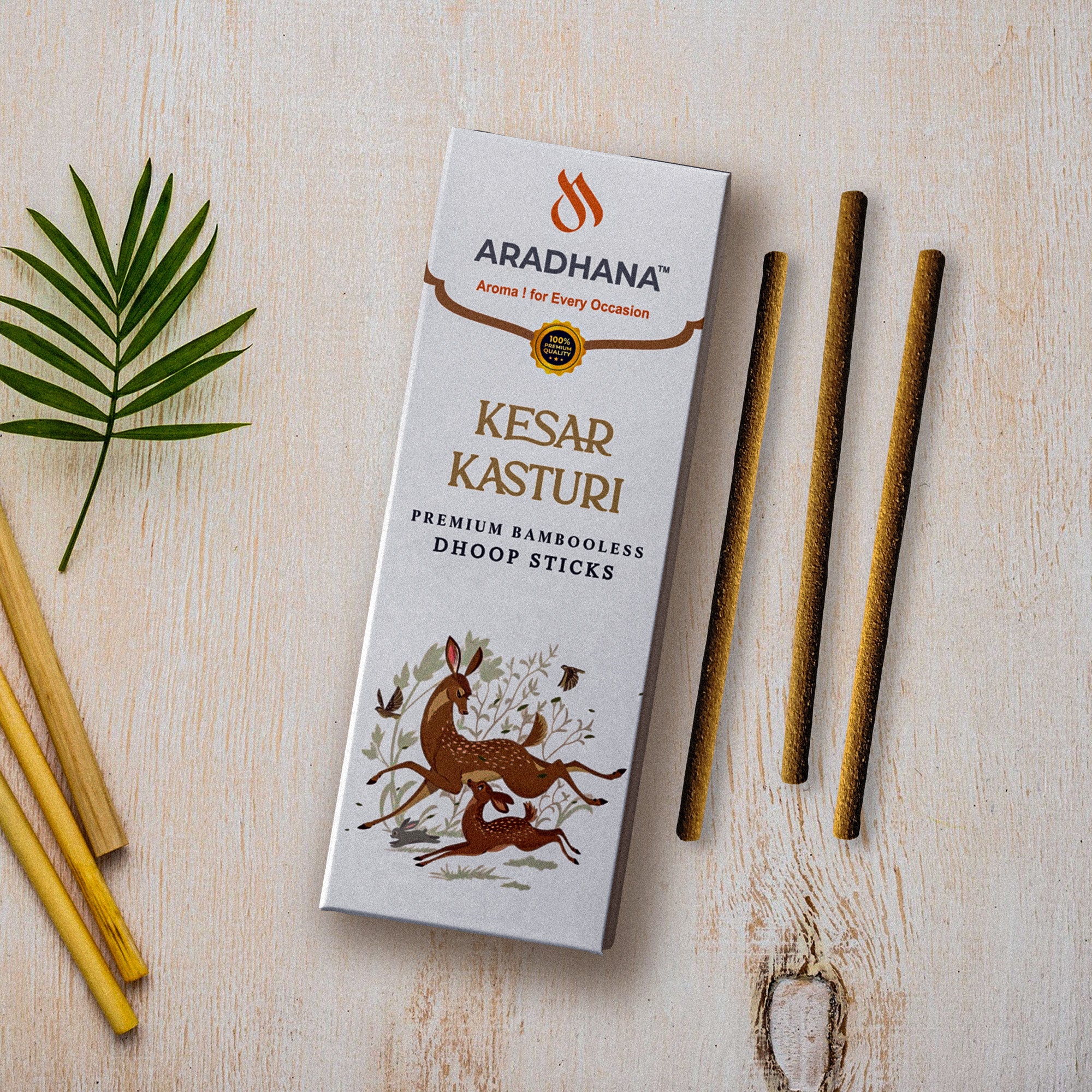 Kesar Kasturi Premium Dhoop Sticks (50gm)