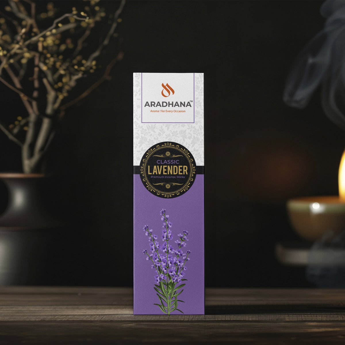 Lavender Classic Premium Agarbatti (80gm)