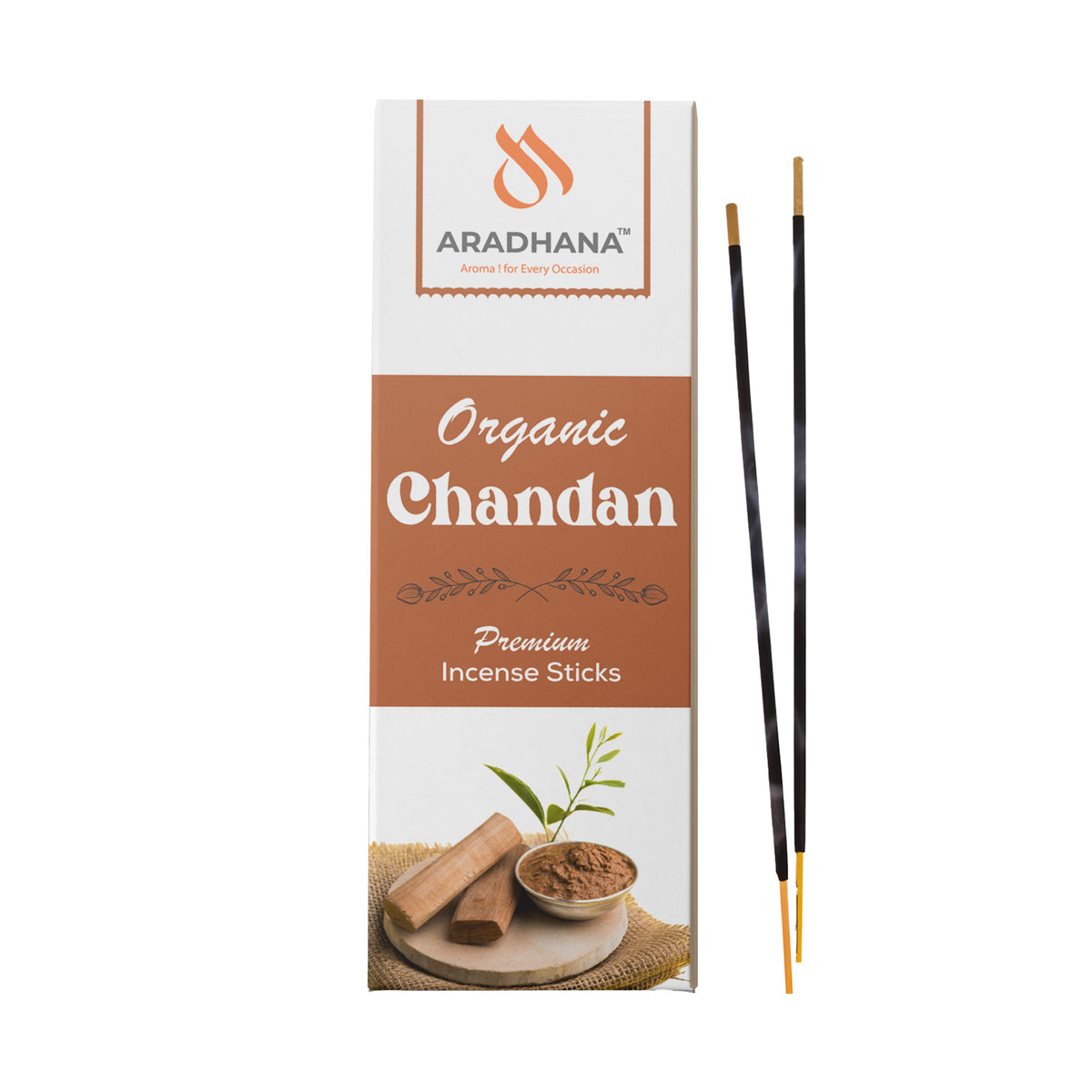 Chandan Premium Organic Agarbatti (250gm)