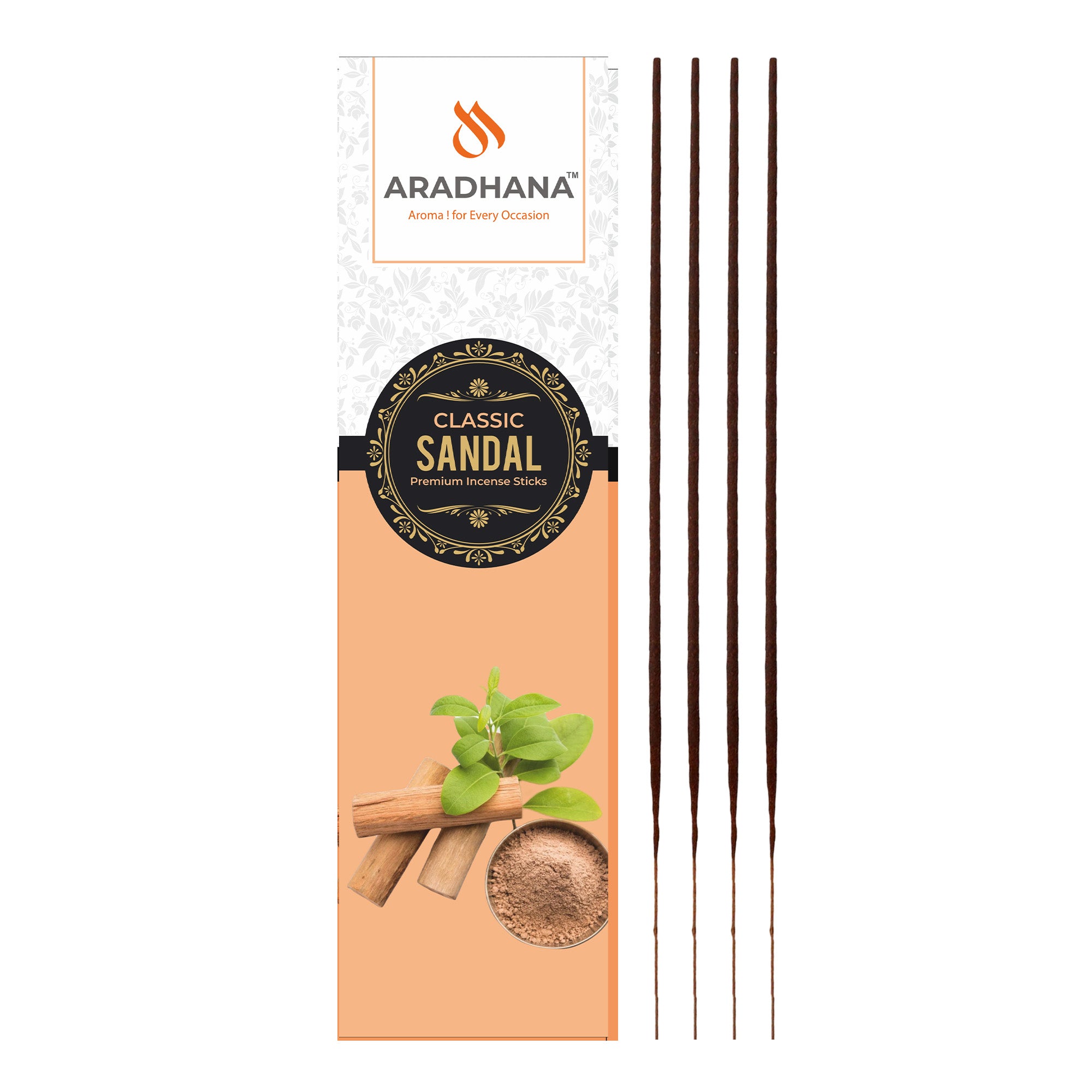 Sandal Classic Premium Agarbatti (80gm)