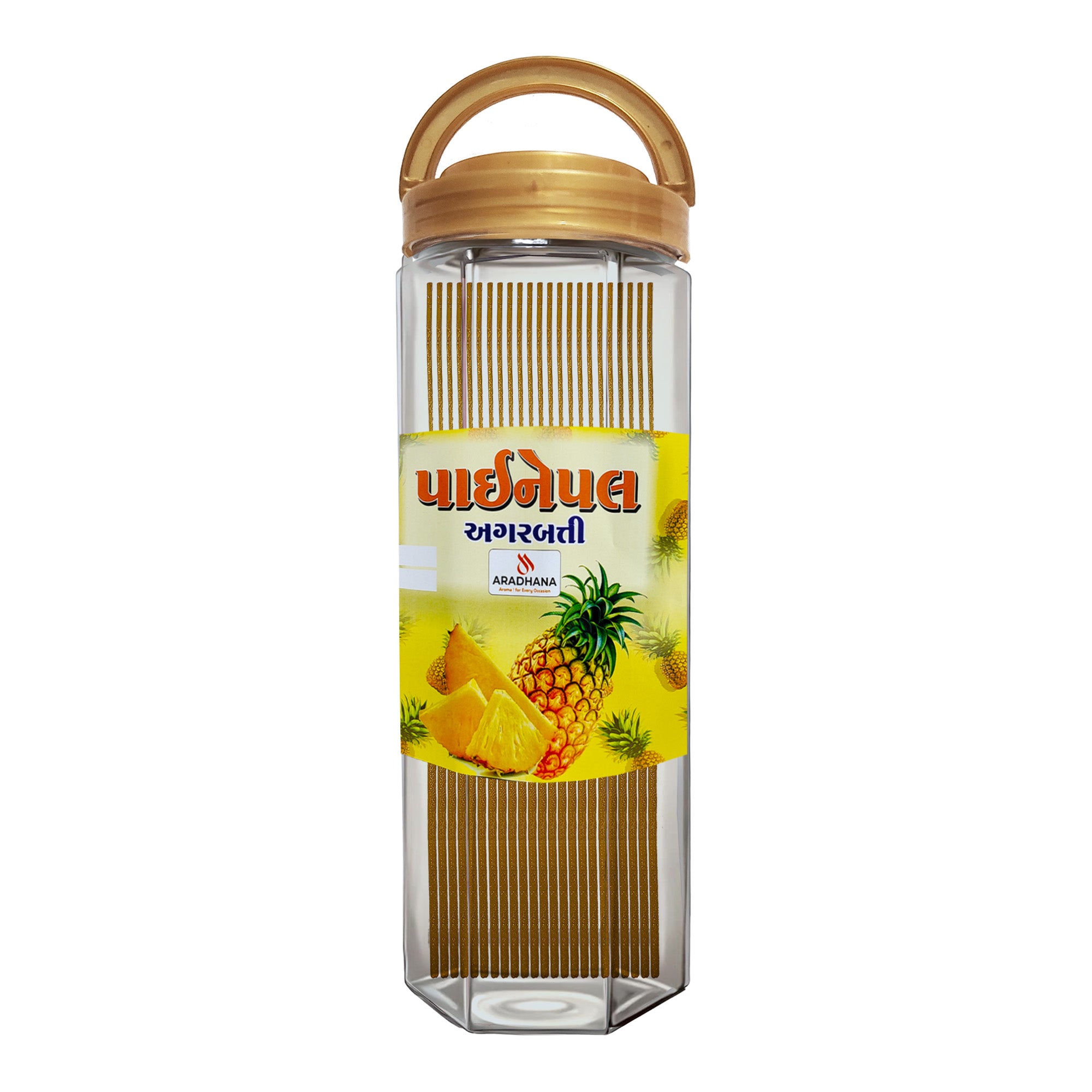 Pineapple Big Agarbatti Jar (380gm)