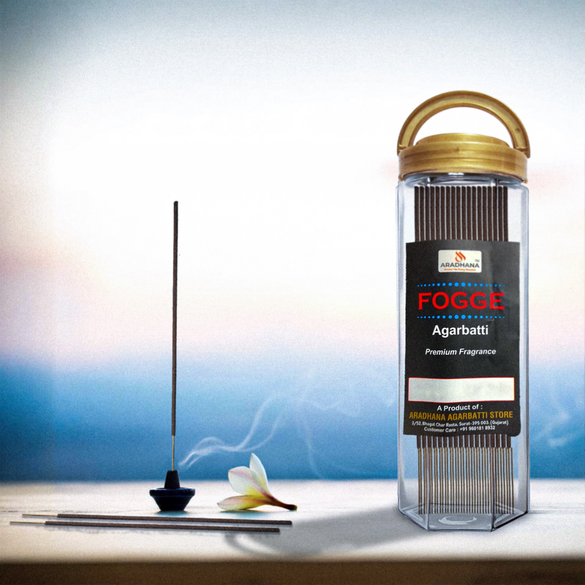 Fogge Big Agarbatti Jar (380gm)