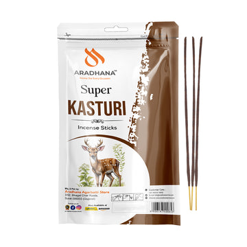 Super Kasturi Zipper Pouch Agarbatti (120gm)