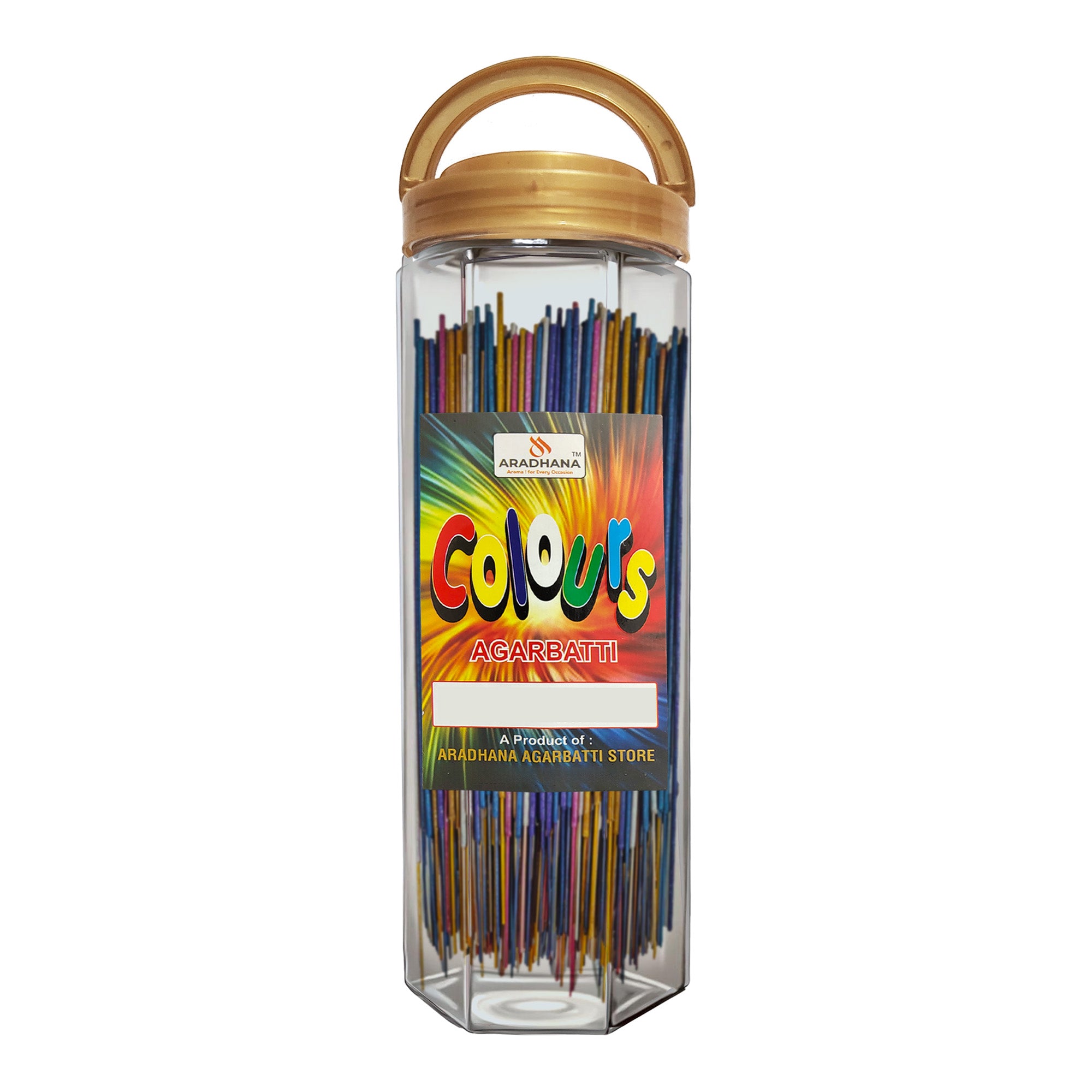 Colours Big Agarbatti Jar (380gm)